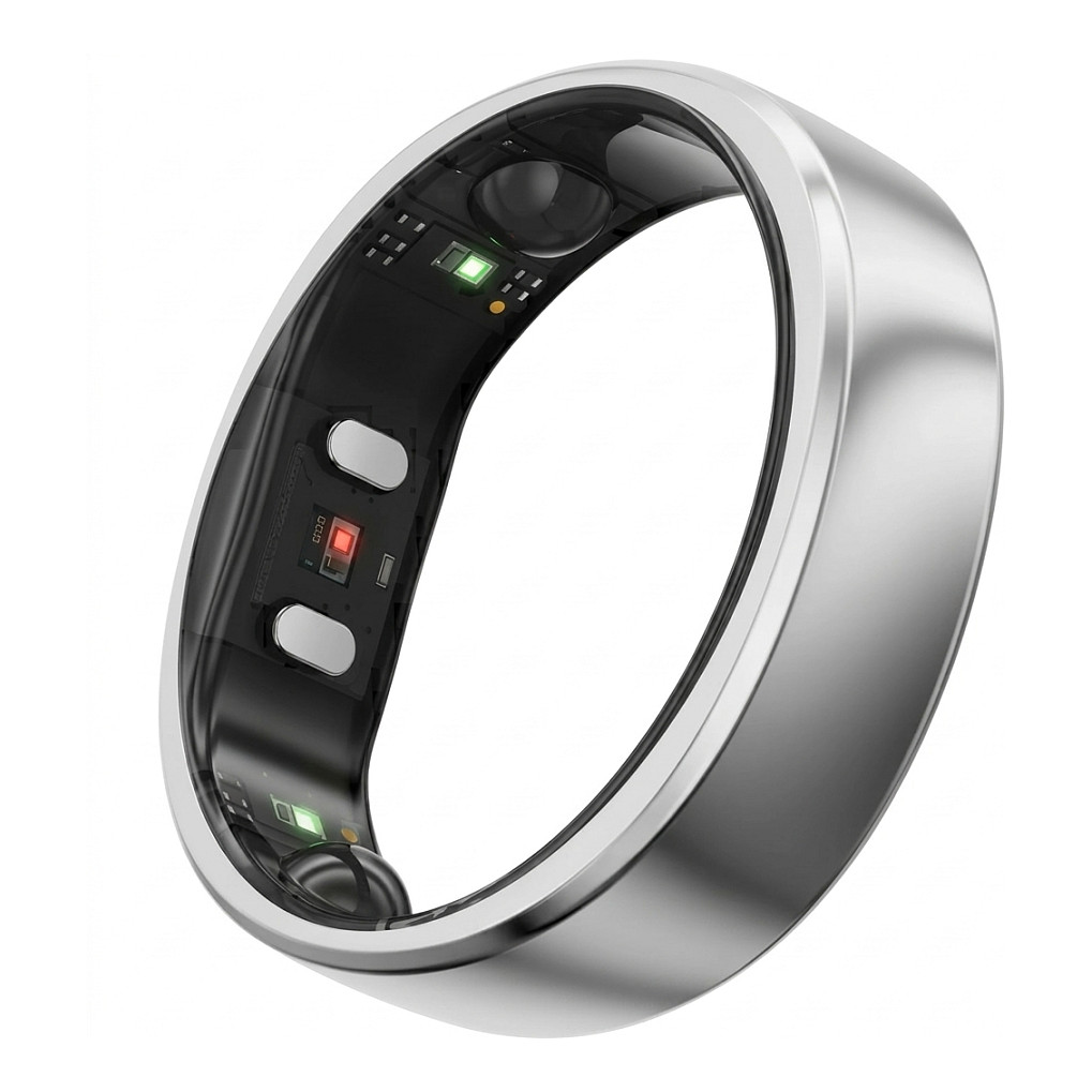 Smart Ring RingConn Gen 2 Air / Size 6 / Bluetooth / Rrahjet e Zemrës / SpO₂ / Monitorim i Gjumit - Argjendtë