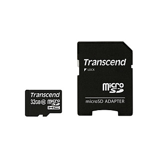 Kartë Memorie SD CARD 32GB Transcend Premium MicroSDHC 10MB/s +Adapter - 5