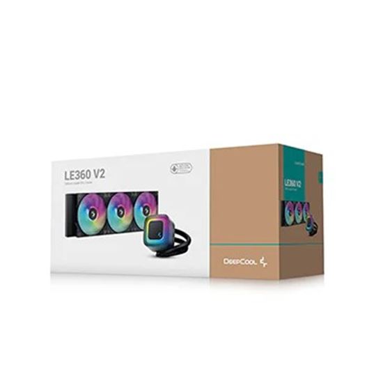 Ftohës për procesor DeepCool Liquid Cooler LE360 ARGB / 360mm / AIO - Black - 6
