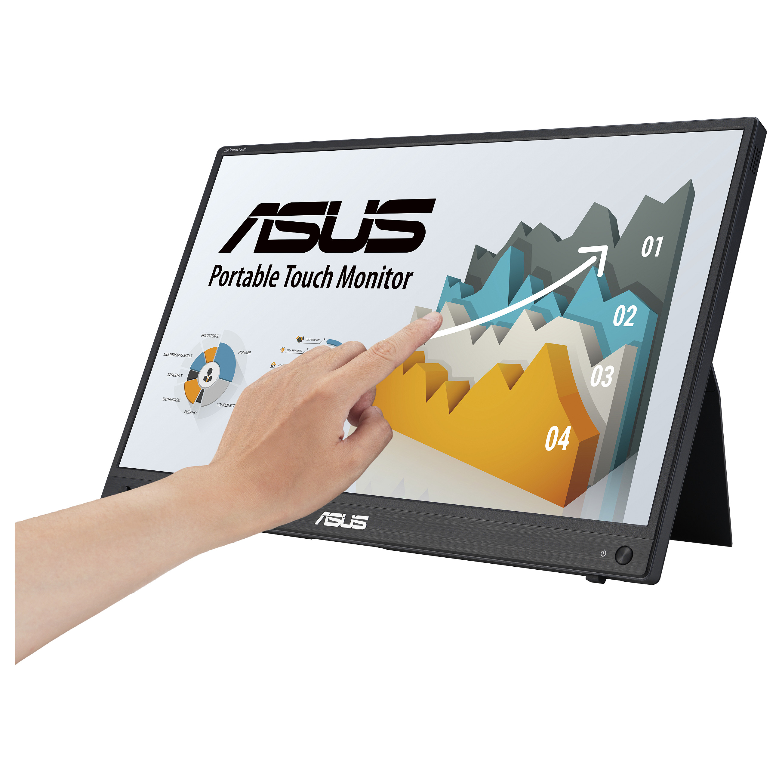 Monitor ASUS ZenScreen MB16AHT / 15.6″ / 1920×1080 / 60Hz / IPS / I zi - 3