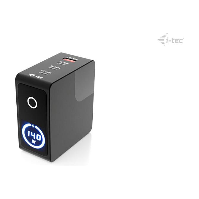 Karikues i-tec CHARGER-INTG140W / 3x USB-C / 1x USB-A / 140W PD – Zezë - 2