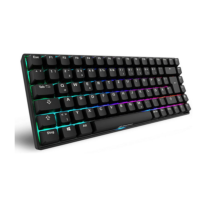 Tastierë Gaming Sharkoon SGK50 S3 PBT Gateron G Pro 3.0 Yellow Wired / QWERTZ / German Language - Zezë - 1