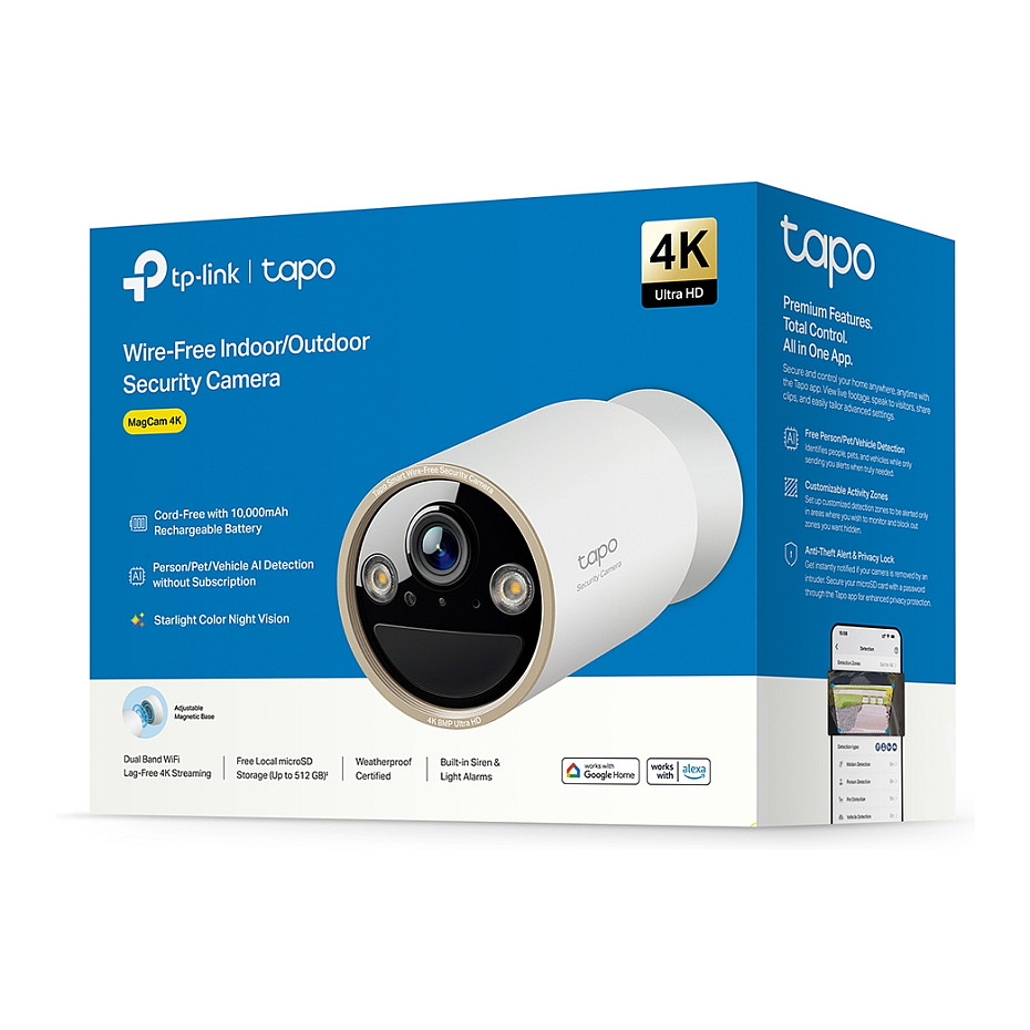 Kamera Sigurie IP CCTV TP-Link Tapo C460 (EU) Wire-Free Indoor/Outdoor - Bardhë - 12