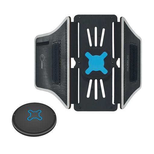Mbajtëse për Telefon Mobilis U.FIX Universal Run Kit / SecureLock / Rrip Krahu / Universal - Zezë