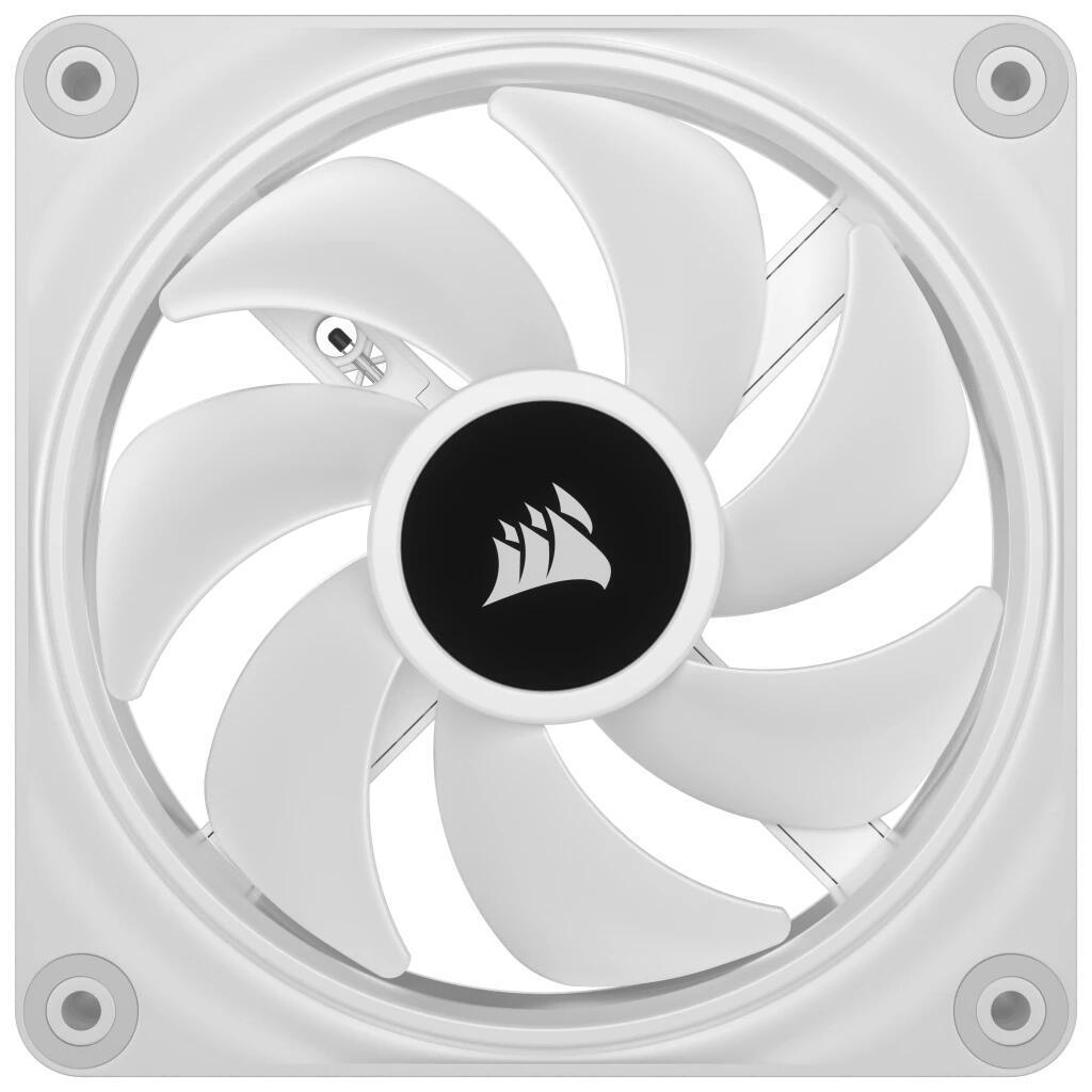 Ftohës për Kasë Corsair iCUE LINK QX120 RGB / 120mm / PWM / 480-2400 RPM / 63.1 CFM / 3.8 mmH₂O / RGB – Bardhë - 5