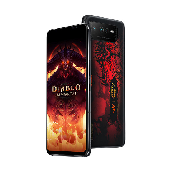 Telefon ASUS ROG Phone 6 Diablo Immortal Edition / Dual Sim / 16GB / 512GB - Zezë / Kuqe - 4