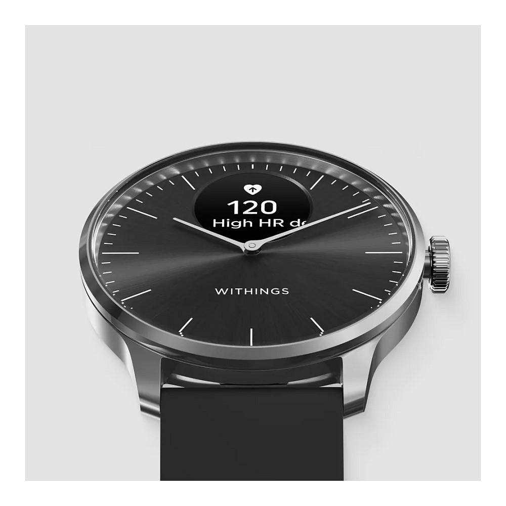 Orë e mençur Withings ScanWatch Light, 37 mm, OLED 0.63", GPS i lidhur, Bluetooth LE, 5 ATM - Zezë - 5