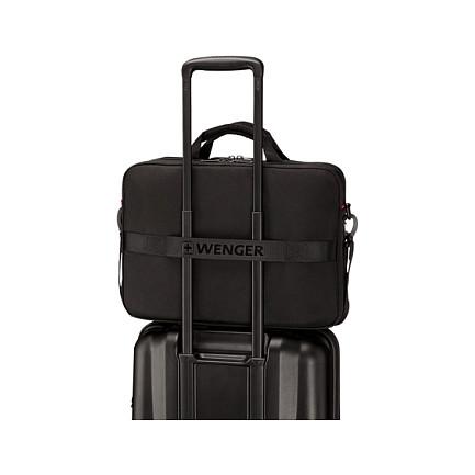 Çantë për Laptop Wenger XE Brief 16, 16", 18 L, Ndarje për Tablet 11", Ndarje e mbushur, Rrip për Trolley, 0.64 kg - Zezë - 7