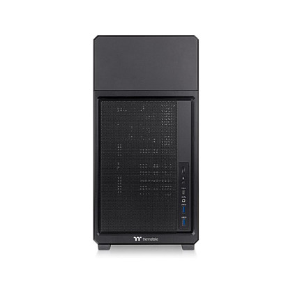 Kasë PC Thermaltake TR300 TG / Midi Tower / ATX / 1x 120mm Fan / Tempered Glass - Zezë - 4
