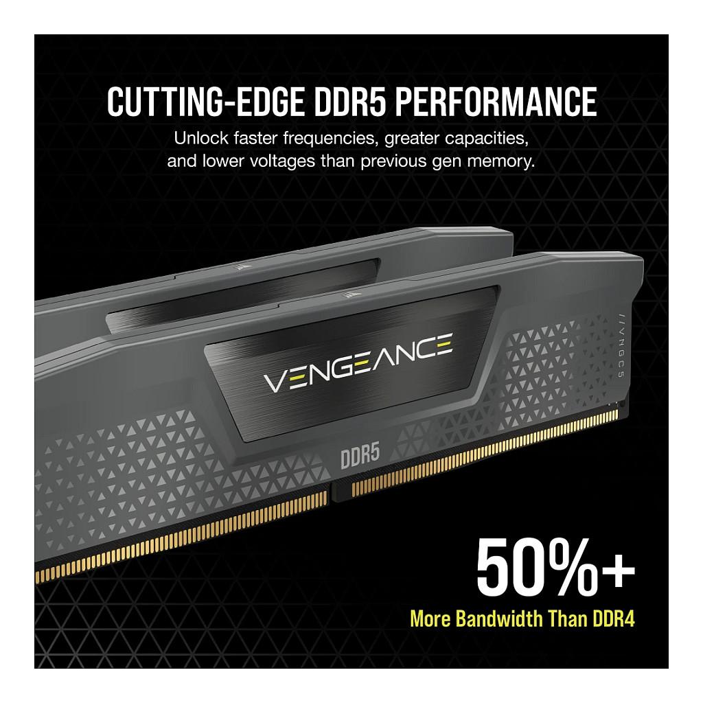 RAM Memorie DDR5 Corsair Vengeance / 32GB (2x16GB) / DIMM / 5600MHz / CL28 / 288-pin - Zezë - 12