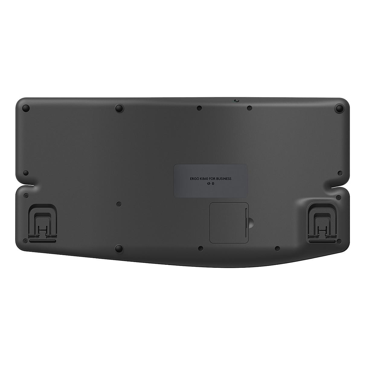 Tastierë Pa kabllo Logitech ERGO K860 / Bluetooth LE + Logi Bolt / Full-Size / QWERTY / US International - Grafit - 4