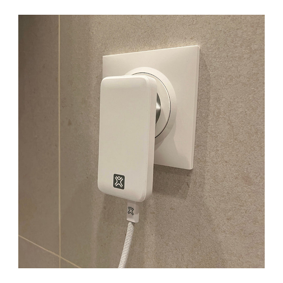Karikues XtremeMac XWH-XWP-03 / 36W / USB-C / USB-A / PD / QC - Bardhë - 3