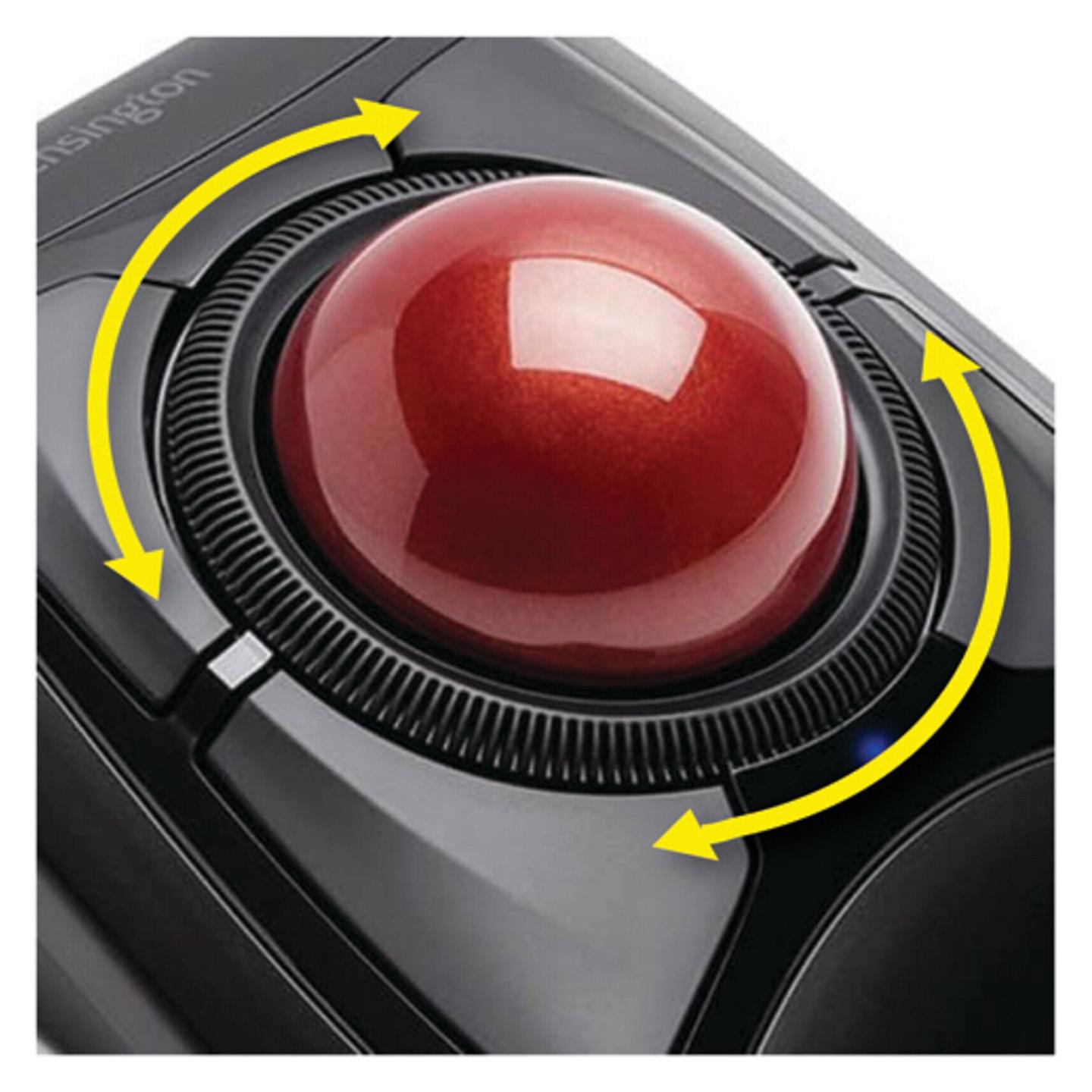 Maus pa kabllo Kensington Expert Mouse Wireless Trackball K72359WW, 400 DPI, 4 Butona, Bluetooth / RF Wireless, Scroll Ring - Zezë - 16