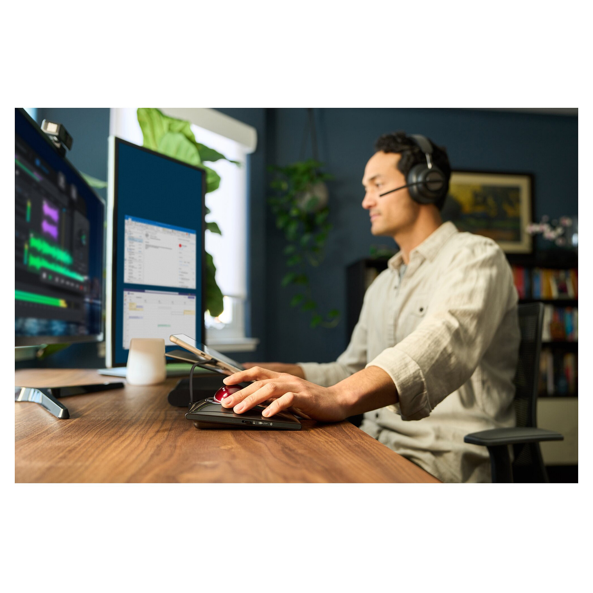 Maus pa Kabllo Kensington SlimBlade Pro Trackball - Zezë - 16