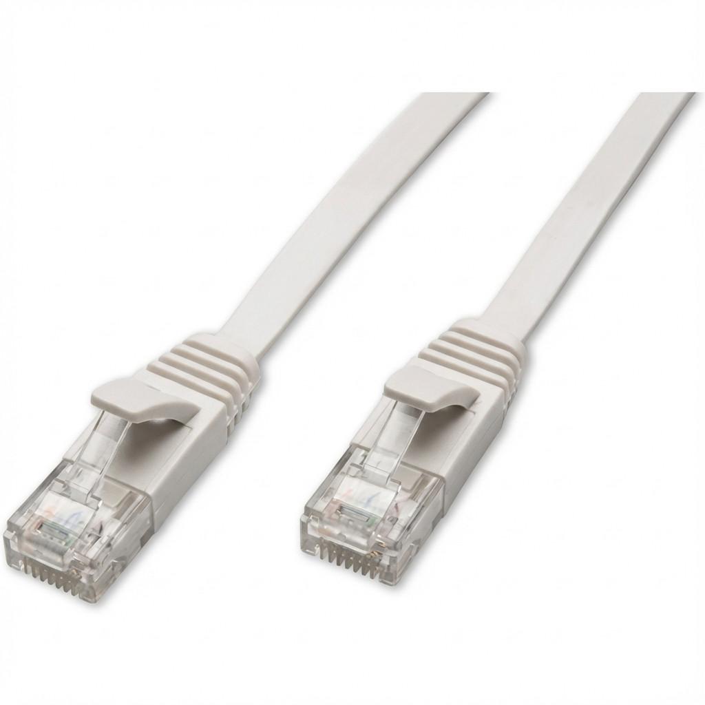 Kabllo për Rrjet Captiva 80272 / RJ45 - RJ45 / Cat.6A / 10 Gbit/s / 5 m - Bardhë