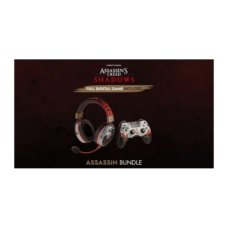 Set Gaming Lexip Assassin’s Creed Shadows “Assassin” / PC Game + Kufje Gaming pa kabllo + Kontrollues / Bluetooth + USB-C - Shumëngjyrësh - 2