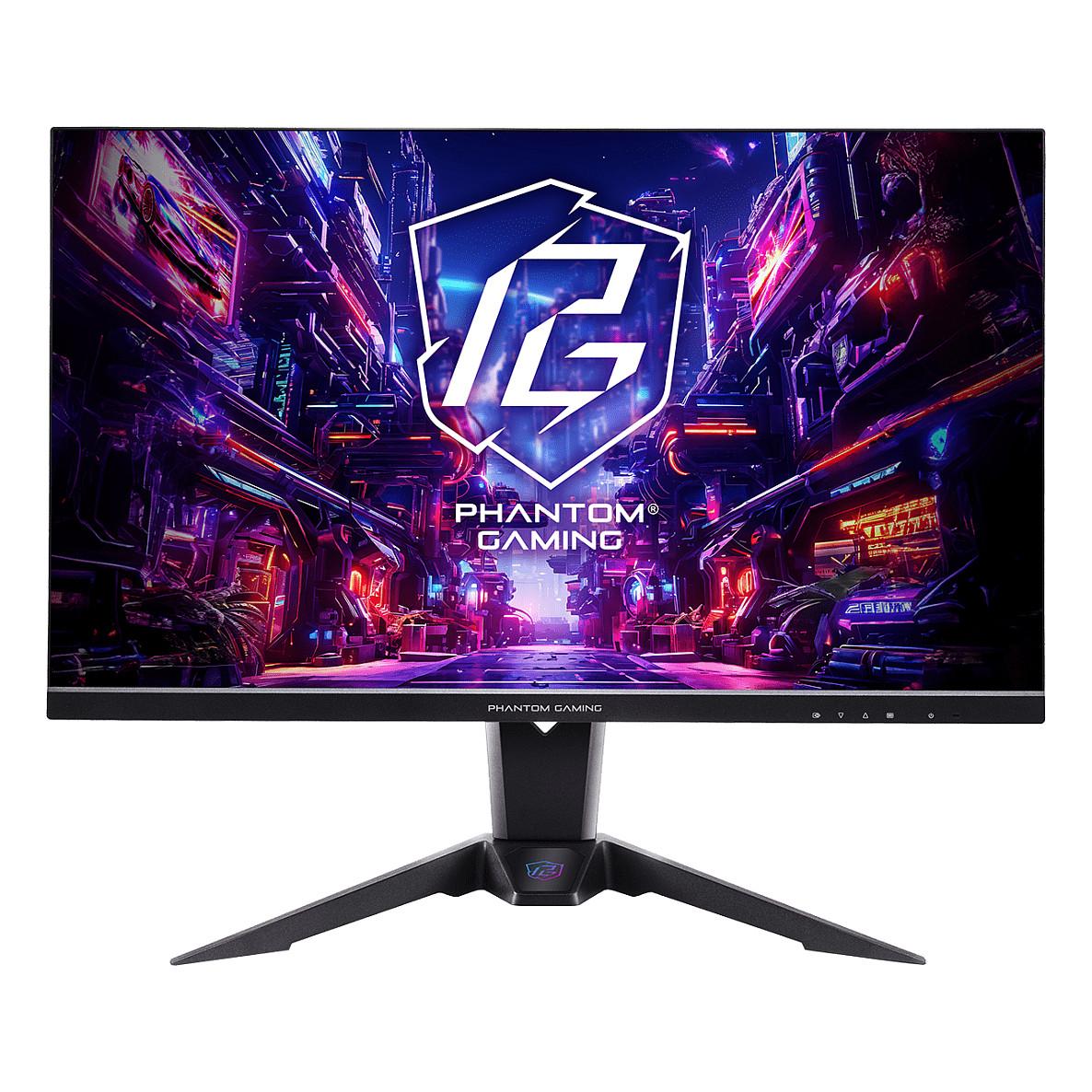 Monitor Gaming ASRock Phantom Gaming PG27QFT2A / 27" / QHD IPS / 180 Hz / 1 ms / 2x HDMI + DisplayPort / HDR400 – Zezë
