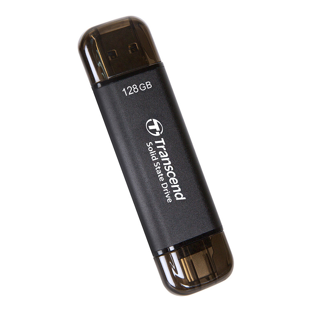 SSD e Jashtme Transcend SSD ESD310C 128GB USB-C USB 3.2 Gen 2x1 e zezë - 3