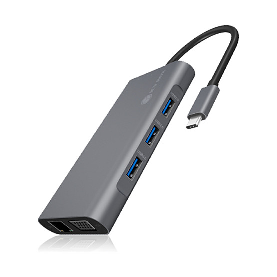 Docking Station ICY BOX IB‑DK4040‑CPD / 10‑in‑1 / PD 100W / 3xUSB-A / 1xUSB-C / 1xHDMI / 1xVGA – Zezë - 14