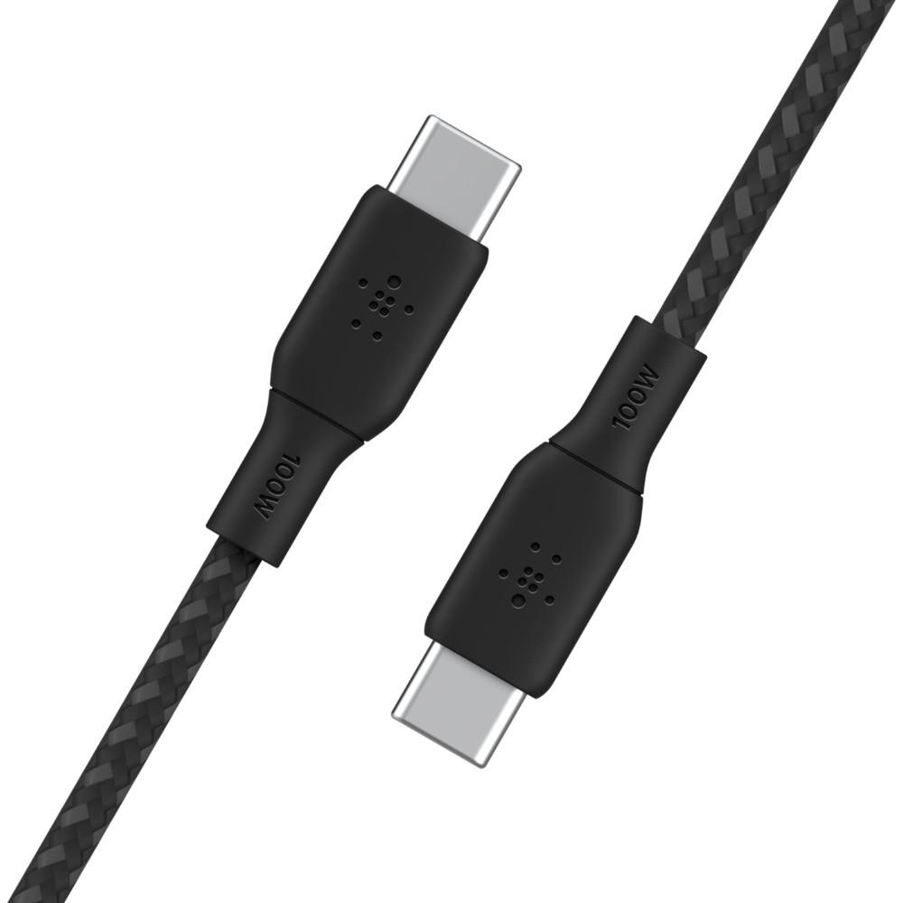 Kabllo USB-C Belkin BOOST CHARGE / USB-C në USB-C / 100 W / 3 m - Zezë - 4