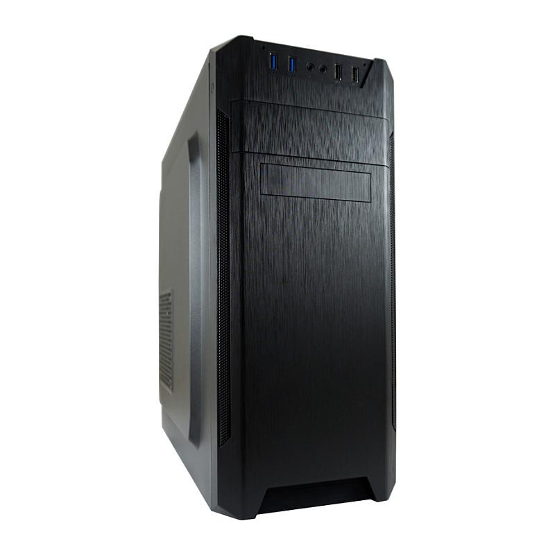 Kasë LC-Power 7040B / Midi-Tower / ATX / 2x USB 3.2 Gen1 + 2x USB 2.0 / 4x120mm – Zezë - 3
