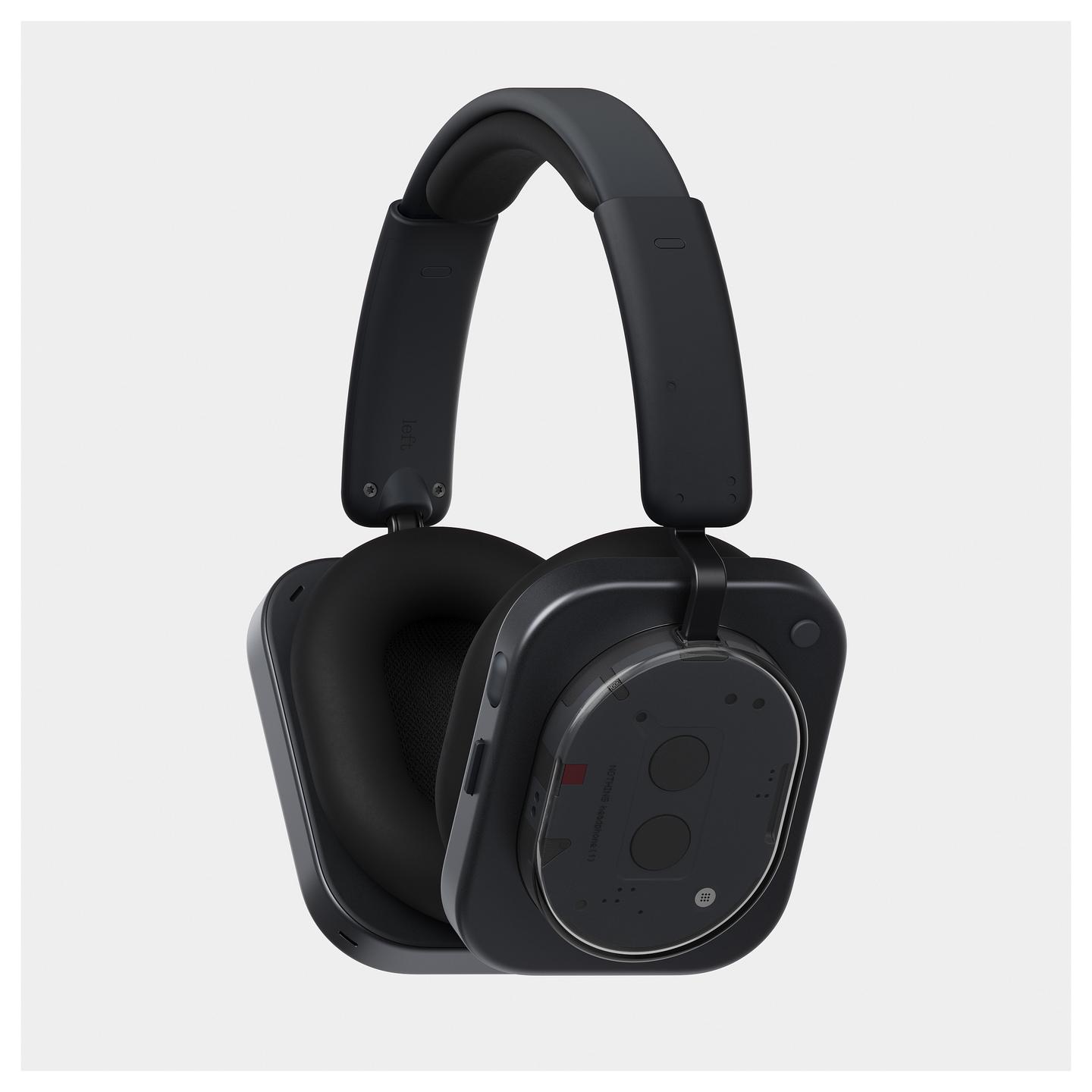 Kufje pa kabllo Nothing Headphone (1) / Over-Ear / Bluetooth 5.3 / 40mm / 20-40000Hz / ANC / LDAC / 4 Mikrofona - Zezë - 9