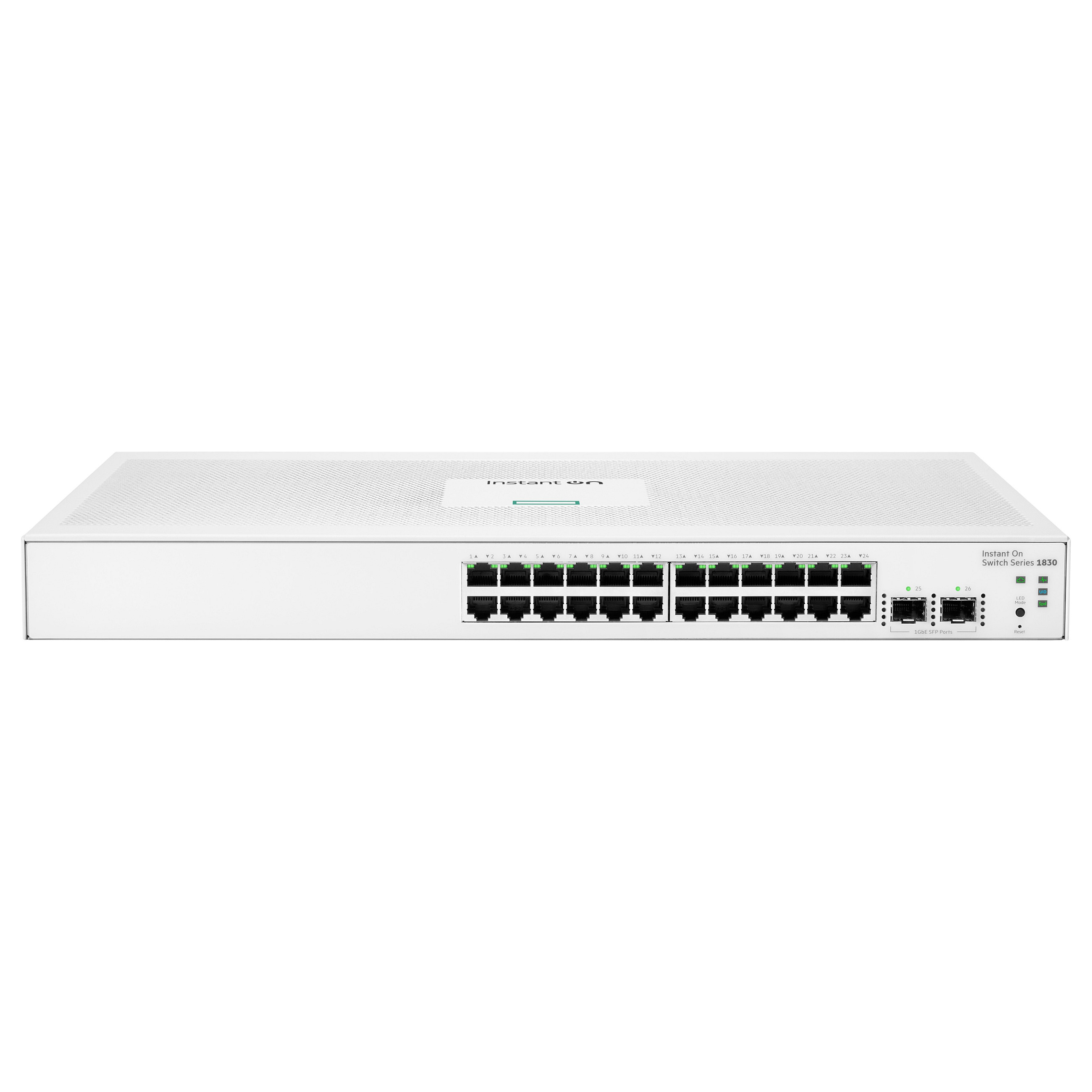 HPE Aruba Networking Networking Instant On Switch 24p Gigabit 2p SFP 1830 - 1