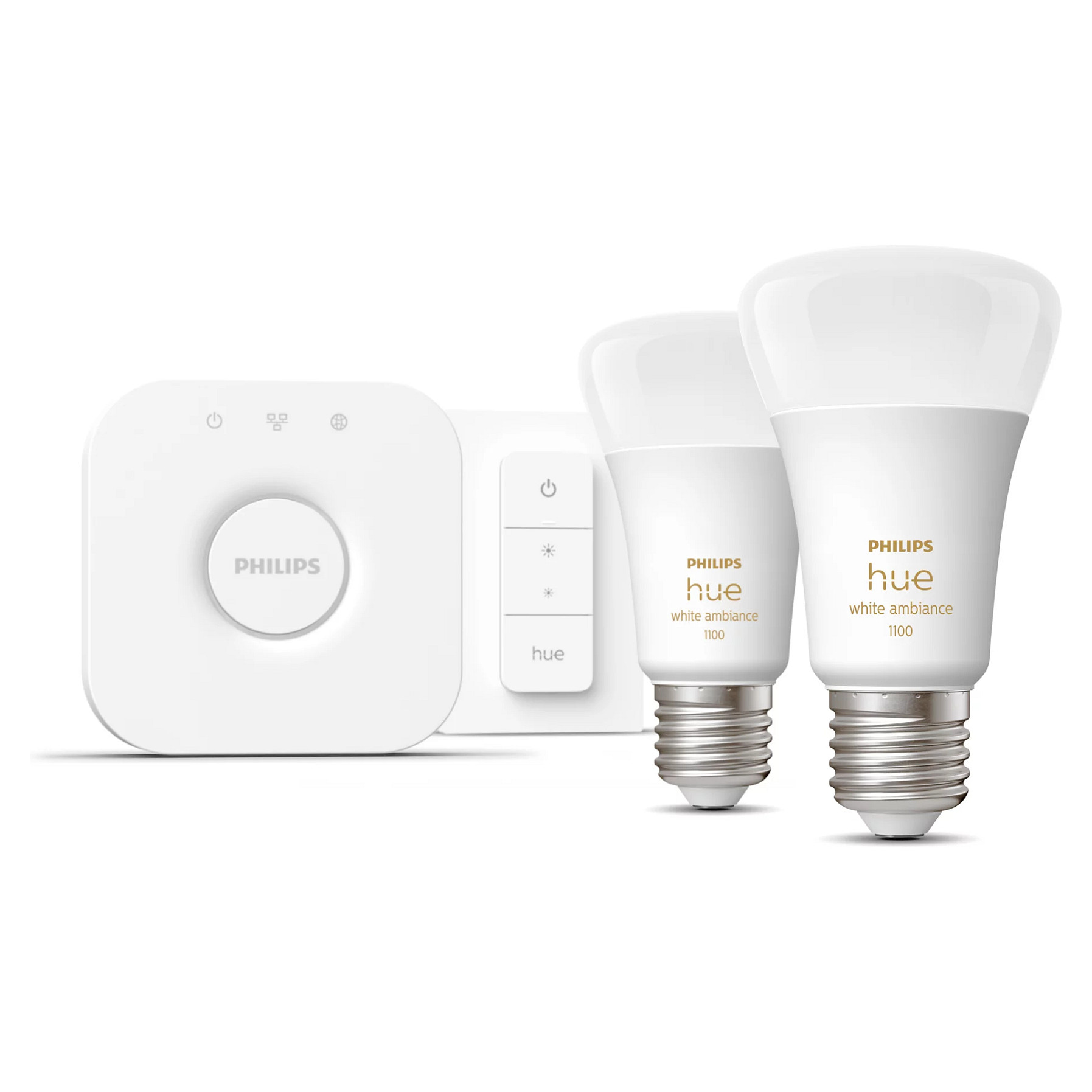 Llamba Philips Hue White Ambiance E27 / 8 W – Set 2copë - 2