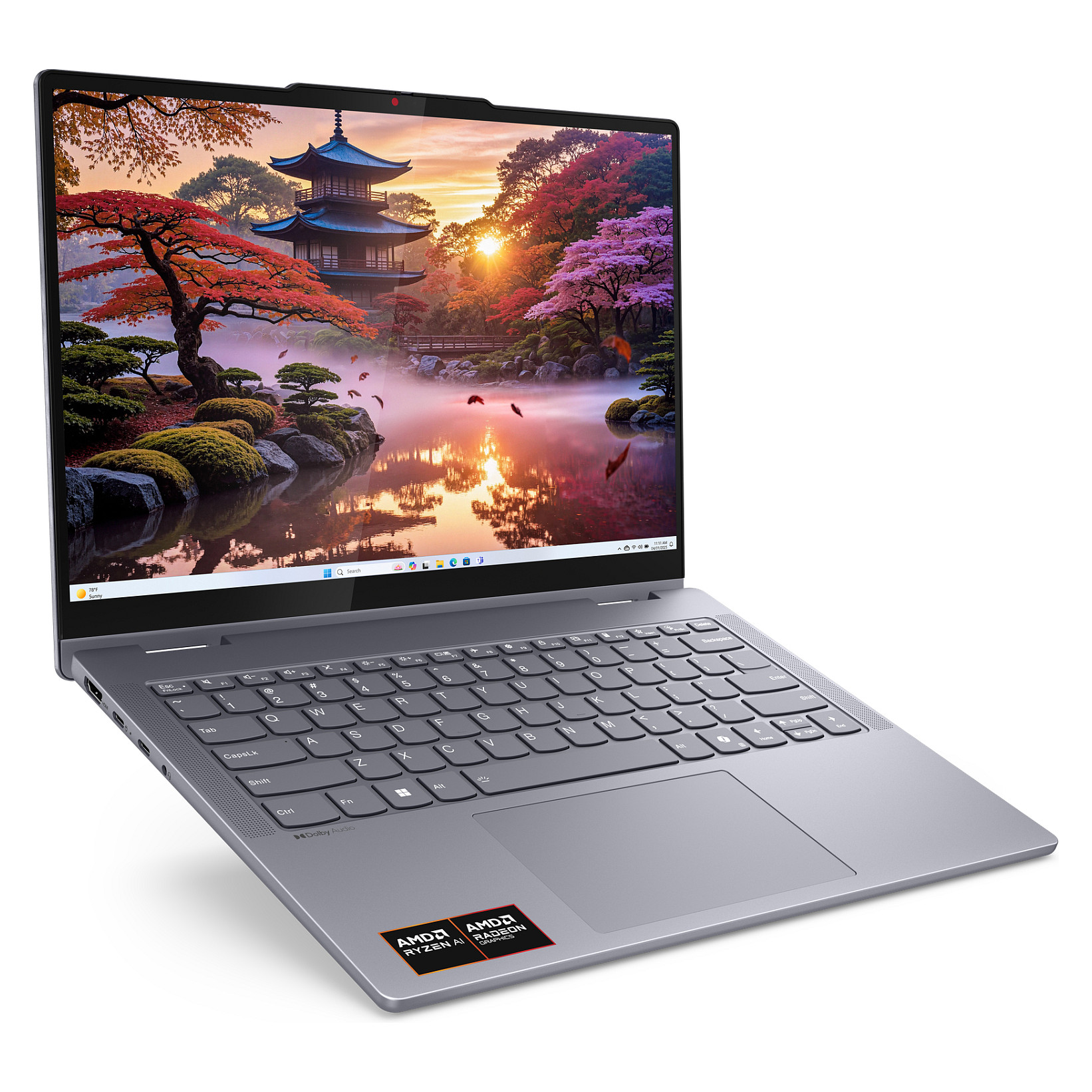 Laptop Lenovo IdeaPad 5 2-in-1/ RYZ AI 5 340 / 16GB LPDDR5x / 512GB / 14" WUXGA IPS AG Touch 60Hz / AMD Radeon 840M / DE  - Gri - 12