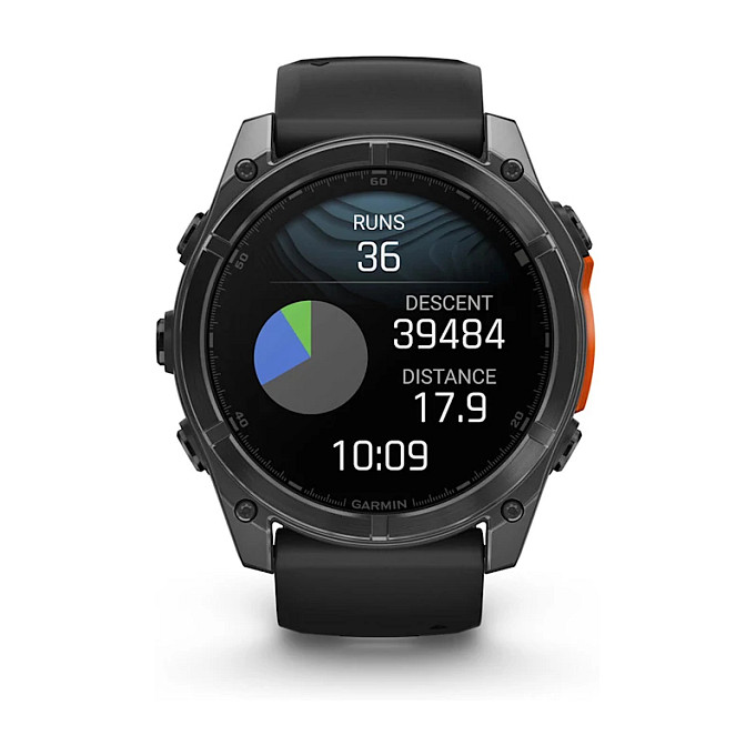 Orë e Mençur Garmin fēnix 8 51mm AMOLED / AMOLED 1.4" / GPS / 32GB / Bluetooth / Sportive / Monitorim Shëndeti - E Zezë - 9
