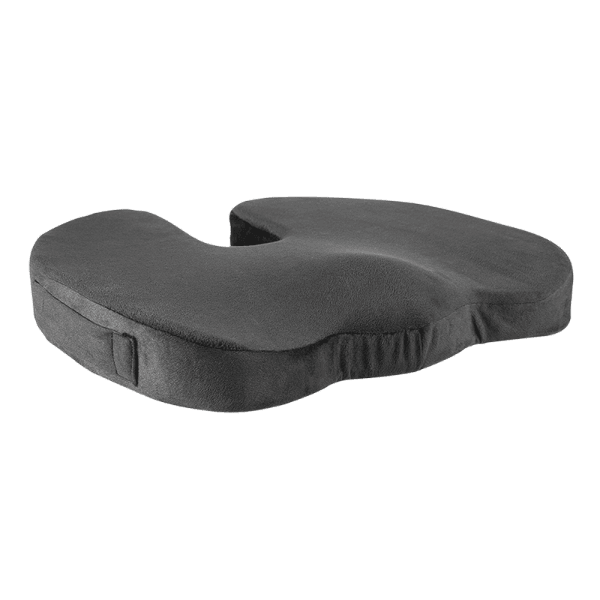 Jastëk Ortopedik për Karrige LogiLink EO0089, Memory Foam, Dorezë Transporti, 43.5 × 33 × 7 cm - Zezë - 2