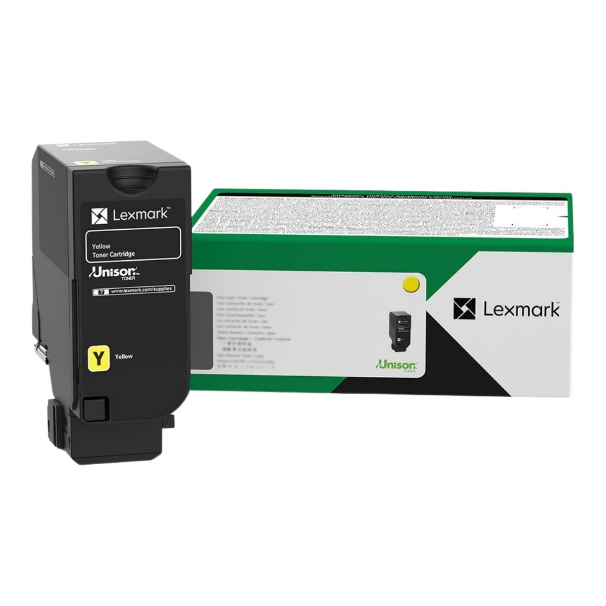 Toner Lexmark 71C2XY0 / 71C2XY0 – Verdhë - 1