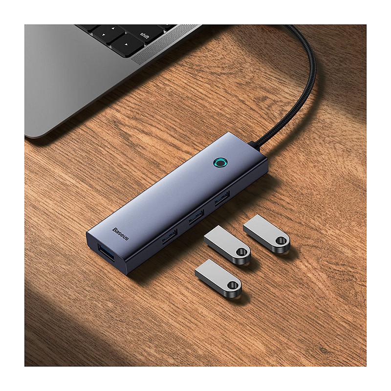 Hub USB-C Baseus UltraJoy Series / 4-në-1 / 4x USB-A 3.2 Gen 1 / 5Gbps – Hiri - 3