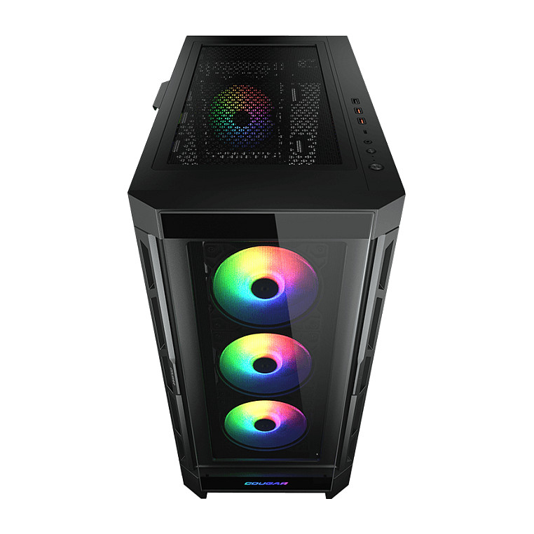 Kasë Midi COUGAR DuoFace Pro / ARGB – Zezë - 16