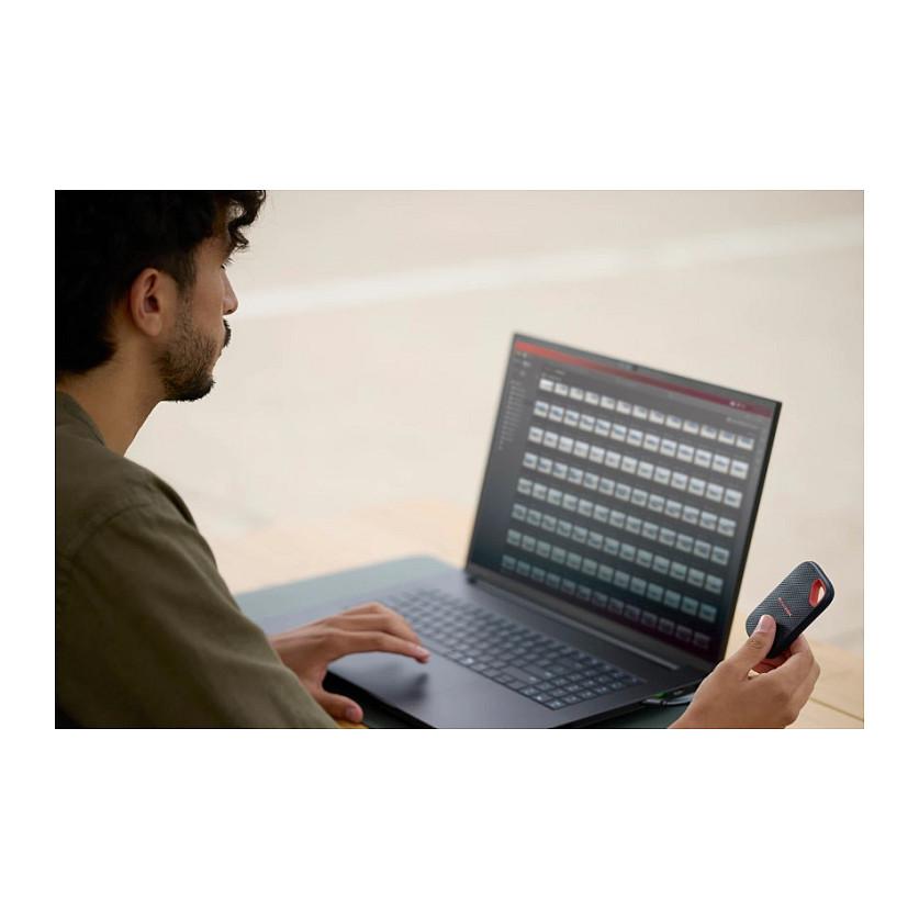 SSD e Jashtme SanDisk Extreme Portable SSD V3 SDSSDE70-4T00-G25 / 4TB / USB 3.2 Gen 2x2 / 2000MB/s Read / IP65 - Gri e errët - 4