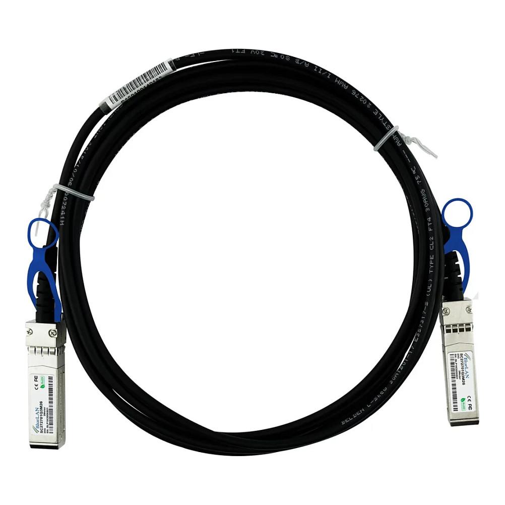 Kabllo DAC BlueOptics SFP-25G-C1M-BL, 25 Gbps, SFP28 në SFP28, 1 m - Zezë