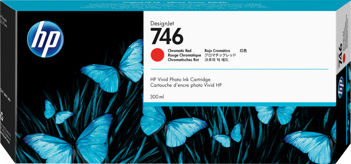 Ink HP 746 / P2V81A – Kuqe - 1