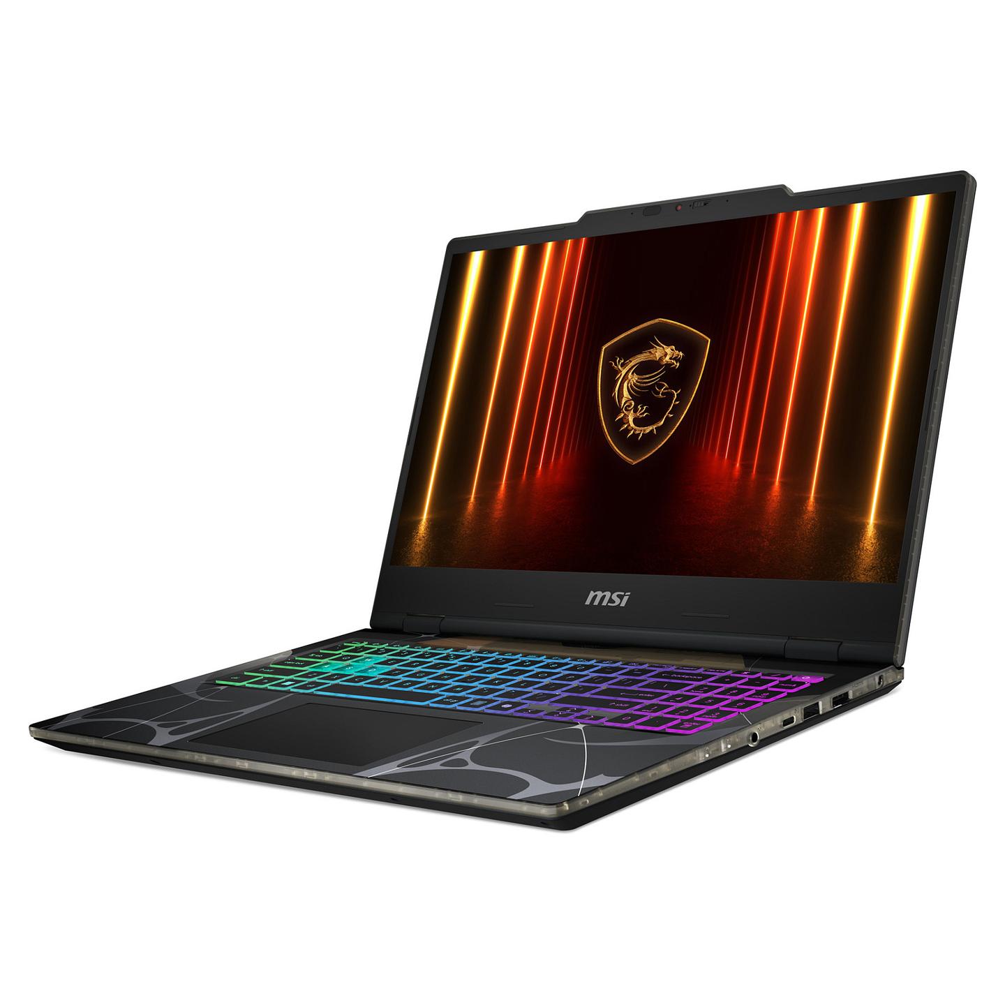 Laptop Gaming MSI Cyborg 15 B2RWFKG-010FR, Core 7 240H, 16GB DDR5, 512GB, 15.6" FHD IPS 144Hz, RTX 5060 8GB - Zezë - 2