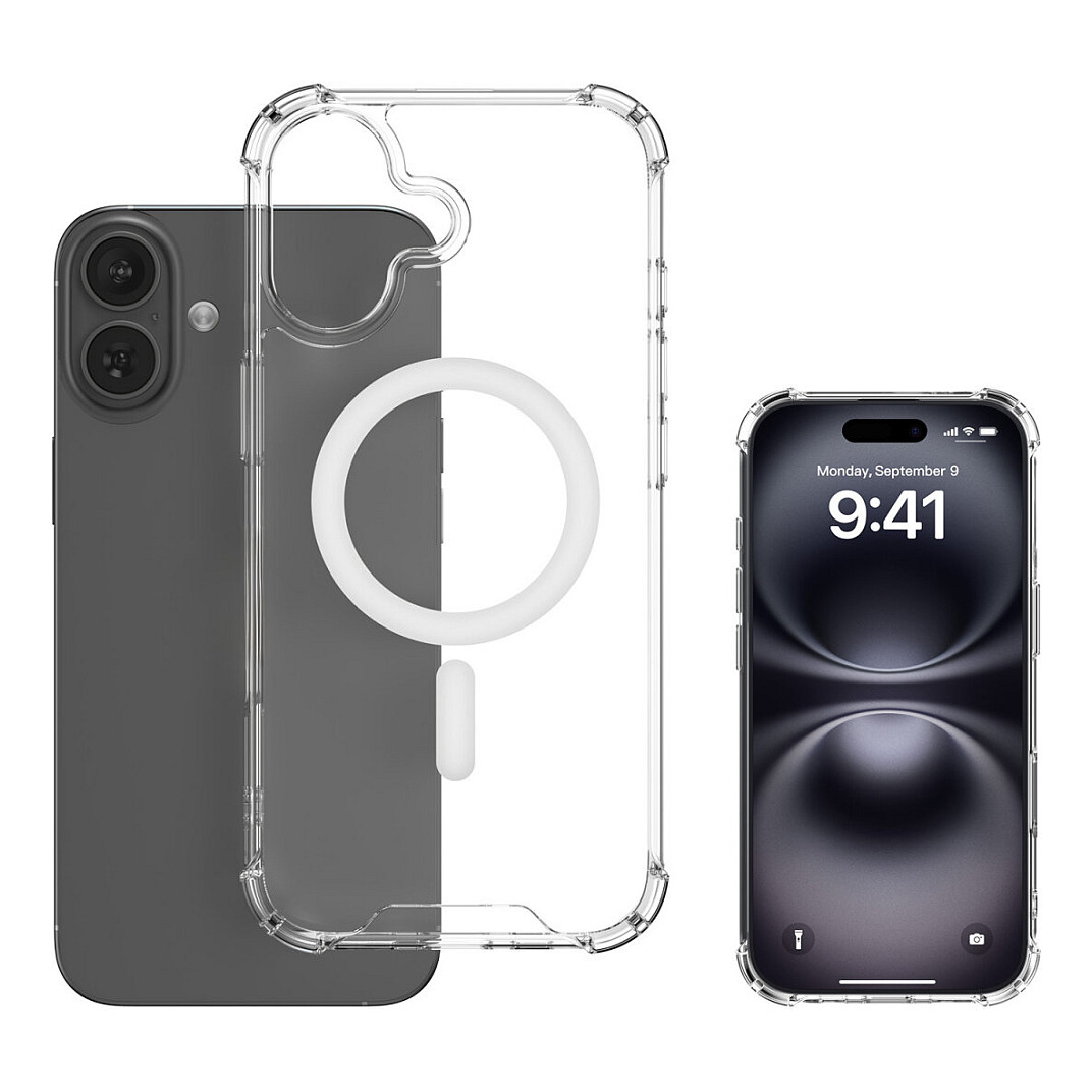 Aksesorë për telefon 4smarts Ibiza / Case / Apple iPhone 17 / Hybrid MagSafe - Transparent