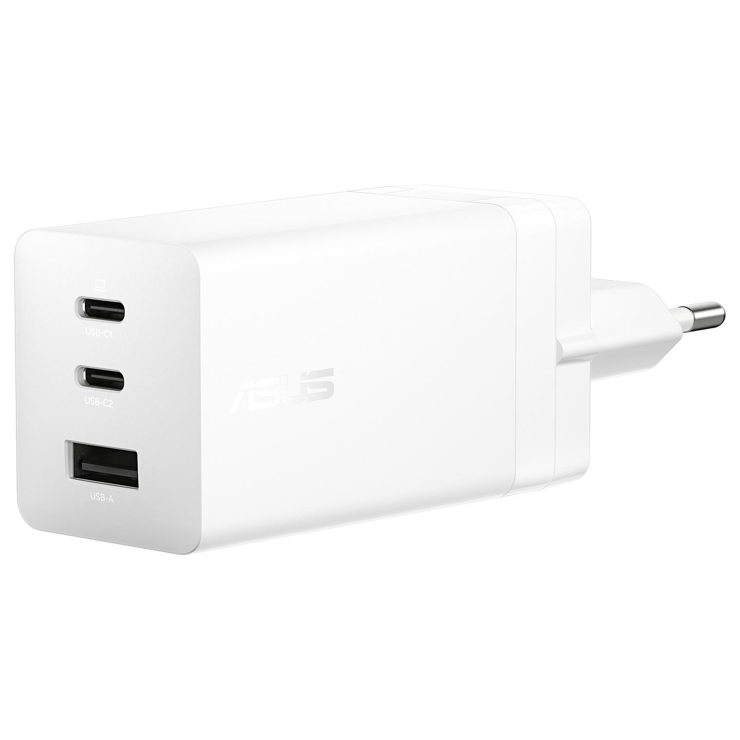 Karikues ASUS AC100-03, GaN, 100 W, 2x USB-C, 1x USB-A - Bardhë