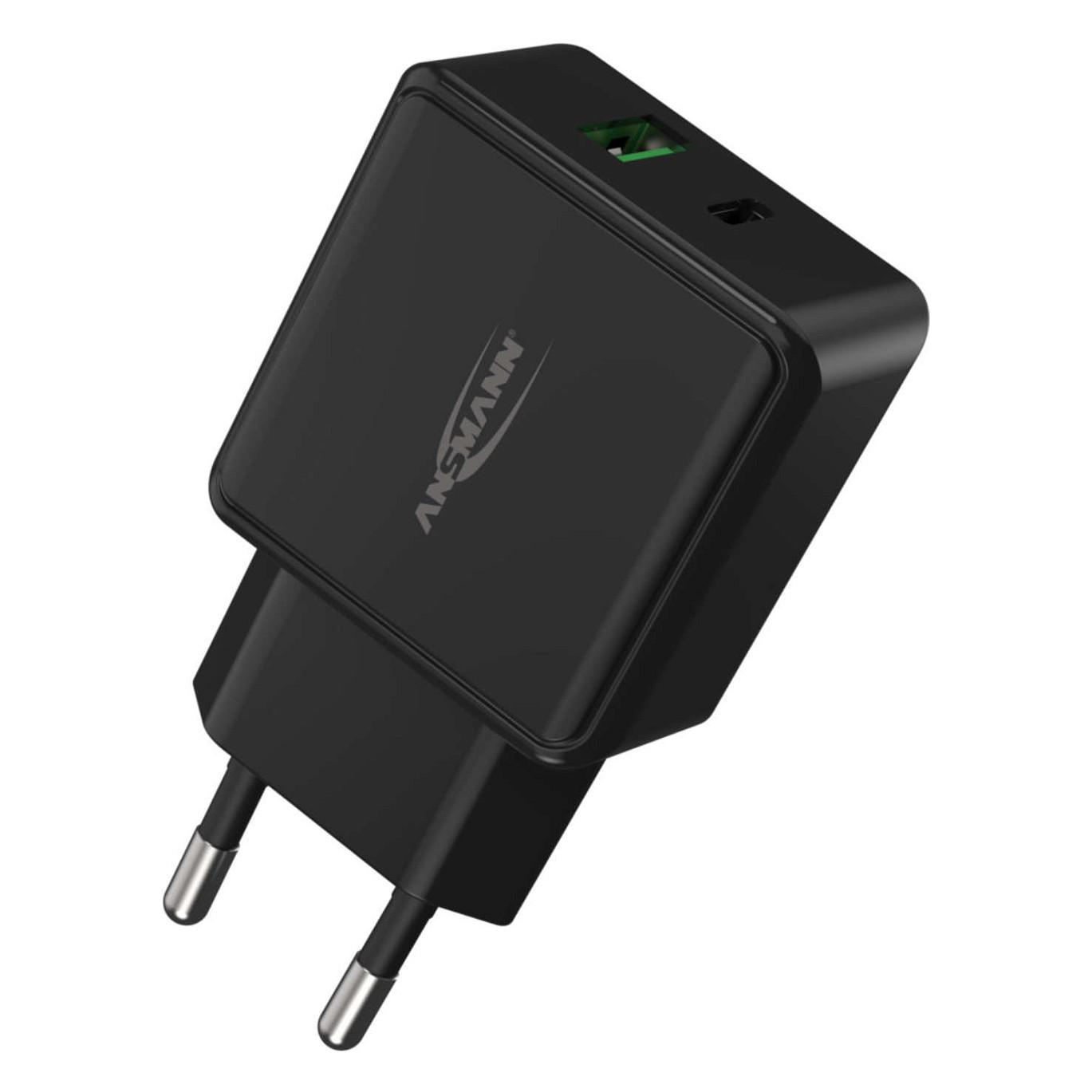Karikues Ansmann HC218PD / 20W / USB-C + USB-A / Power Delivery + Quick Charge – Zezë - 6