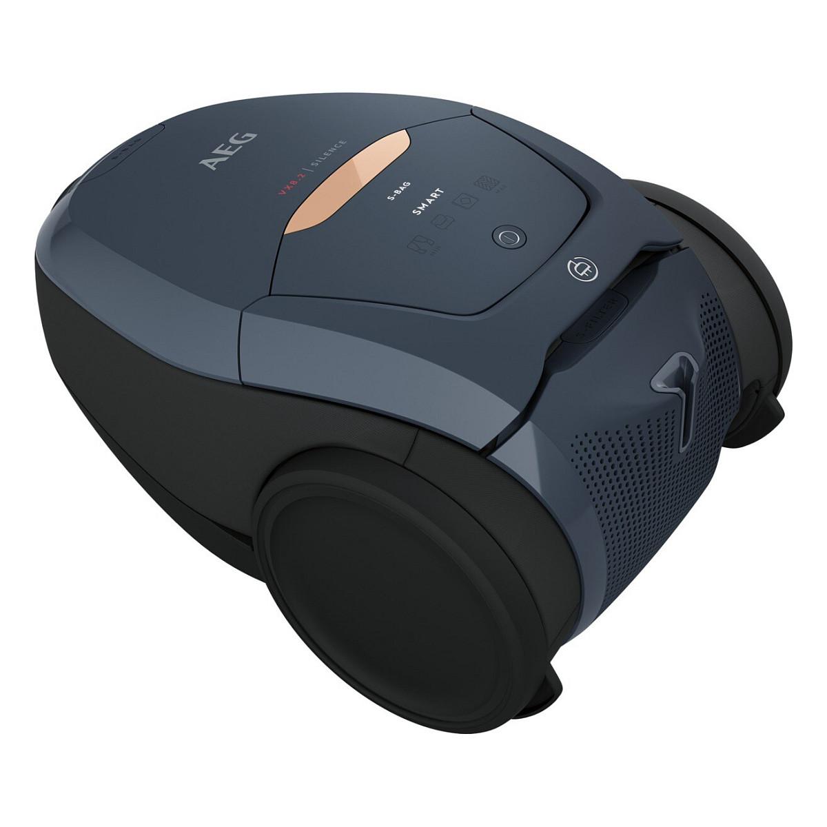 Fshesë me Vakum AEG VX82-1-5DB / 600W / 185AW / HEPA / PureSound / 57dB / 3.5L / 12m – Zezë/Blu - 10