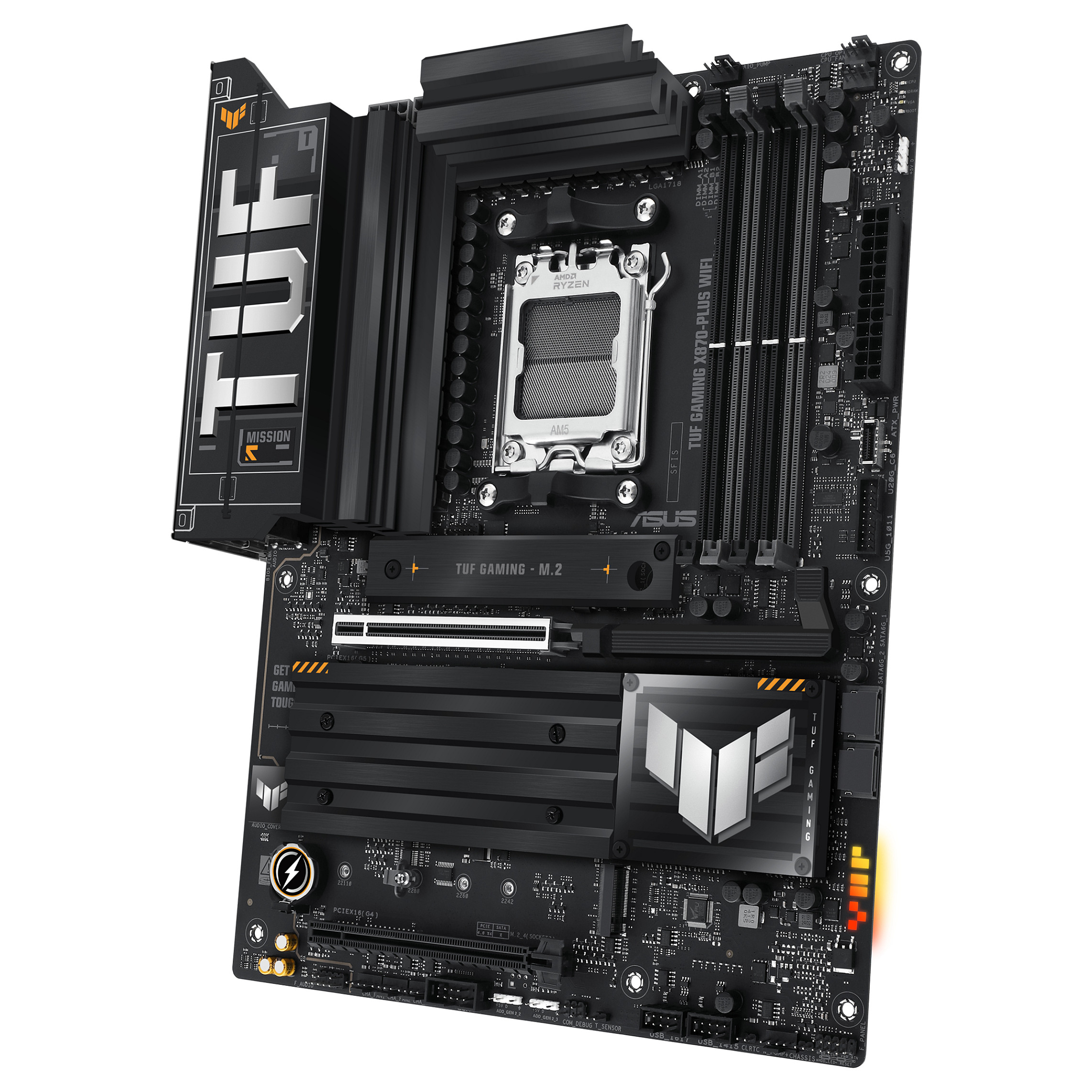 Pllakë Amë AMD AM5 ASUS TUF GAMING X870-PLUS WIFI / DDR5 / HDMI - 4