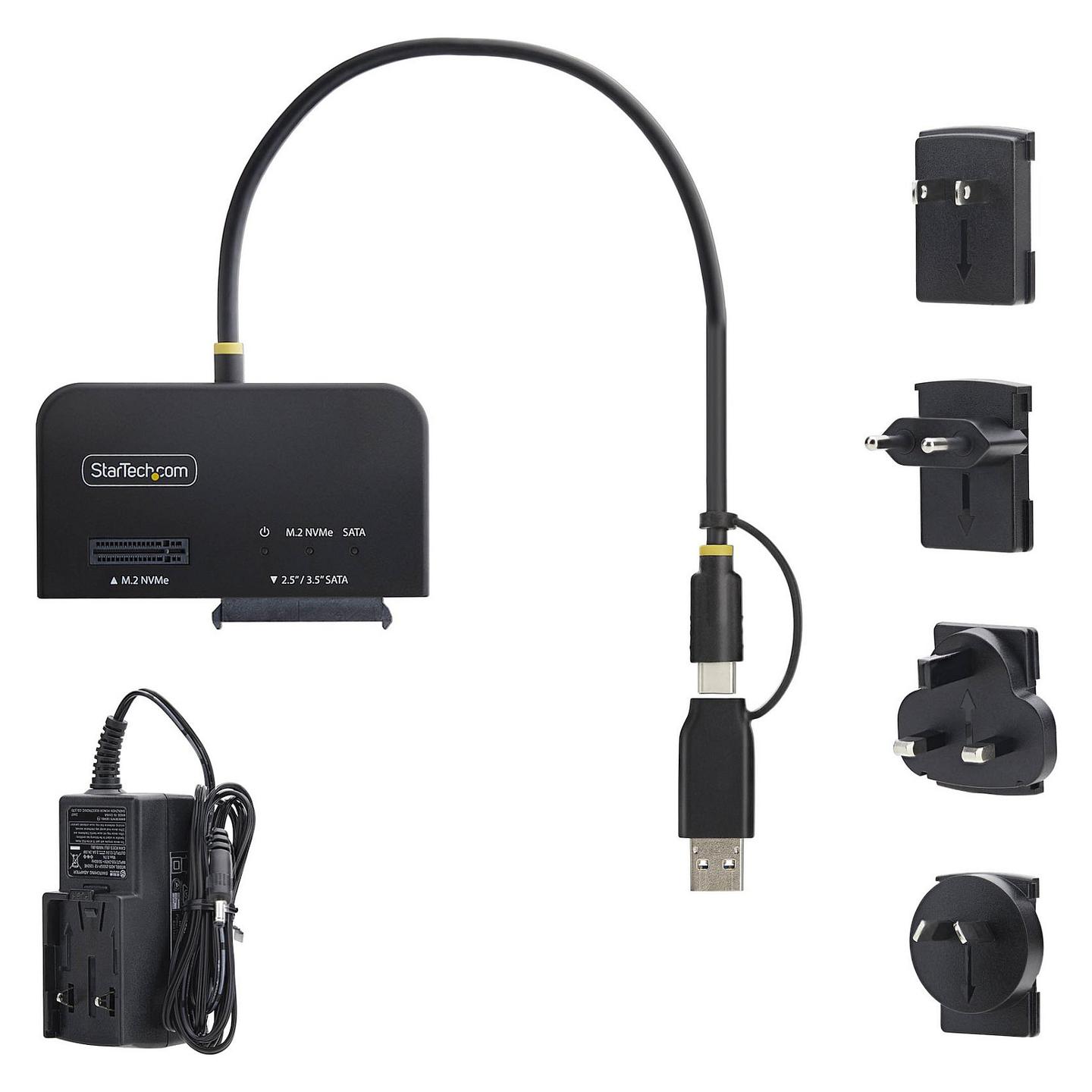 Këllëf për Disqe StarTech.com USB31CSAT3M2E, M.2 NVMe dhe SATA HDD/SSD, USB 3.2 Gen 2, 10 Gbps – Zezë - 7