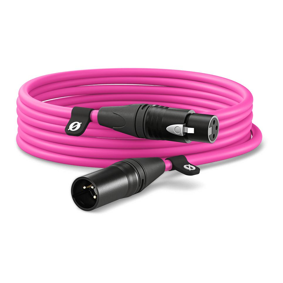 Kabllo RØDE XLR6M-P, XLR Femër në XLR Mashkull, 6 m - Rozë