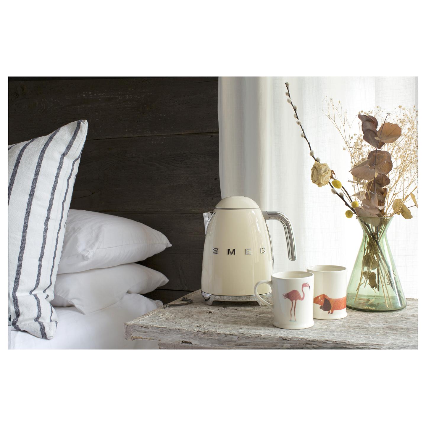 Çajnik Elektrik Smeg KLF03CREU, 1.7L, 2400W, 360° – Krem - 9