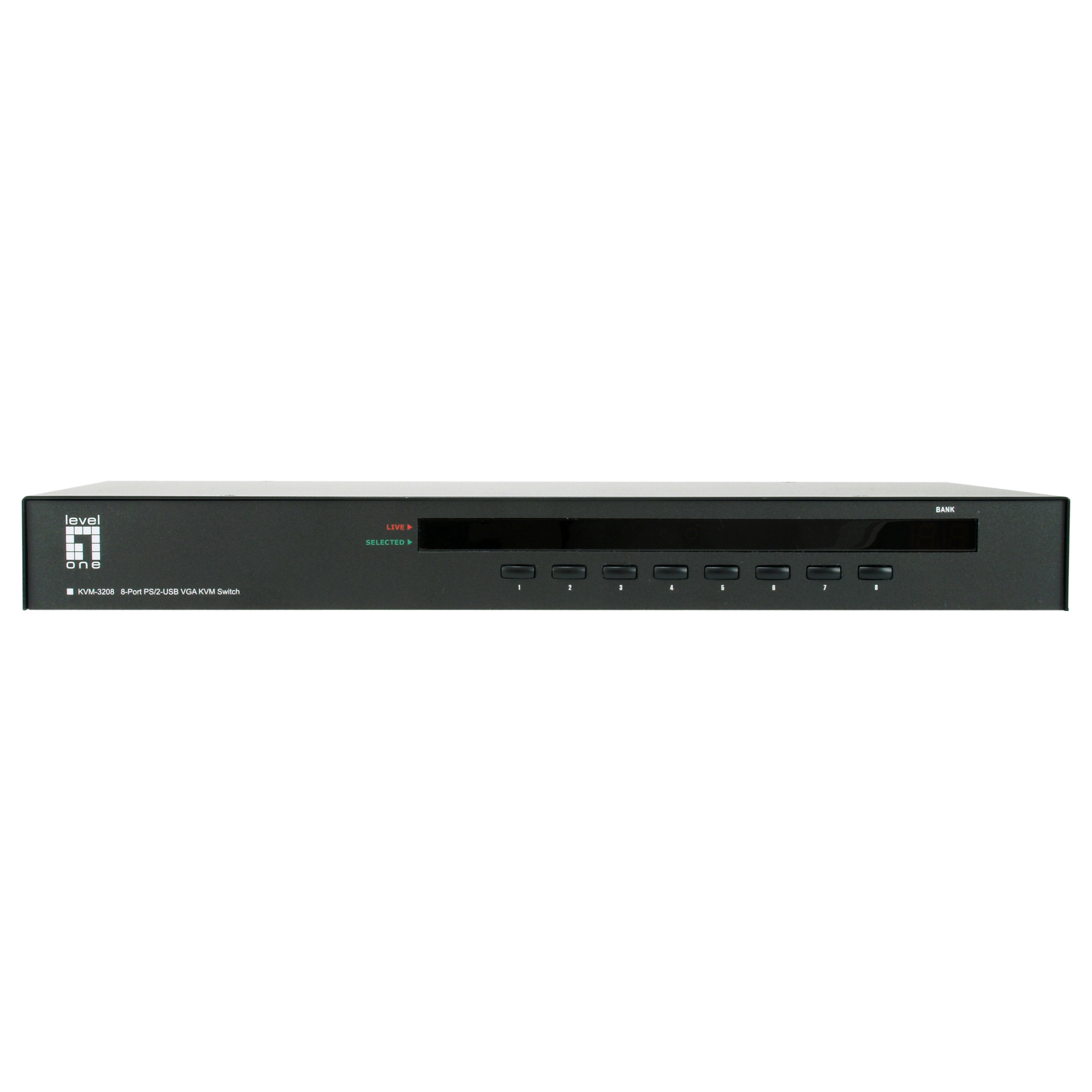 Switch KVM / KVM-3208 / 8-Port / PS/2 + USB / VGA - 3