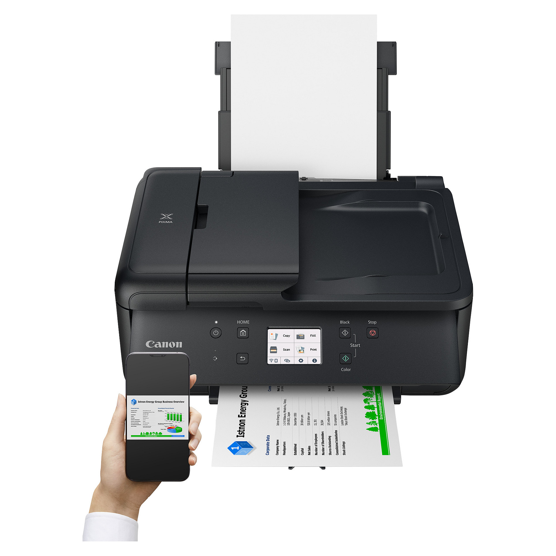 Printer Multifunksional T Canon PIXMA TR7650 WIFI 4in1 / 15ppm- Zezë - 13