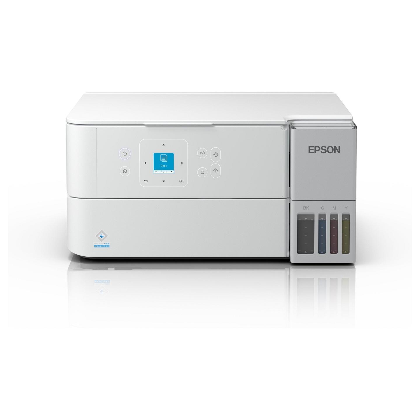 Printer Multifunksional Epson EcoTank ET-2956, A4, Inkjet, Wi-Fi, Printim, Skanim, Kopjim - Bardhë
