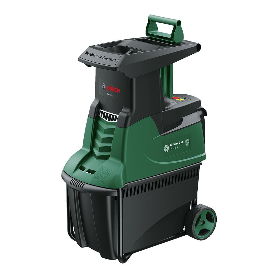 Grirëse Elektrike për Degë Bosch AXT 25 TC, 2500W, Turbine-Cut, 45mm, 53L - Gjelbër/Zezë